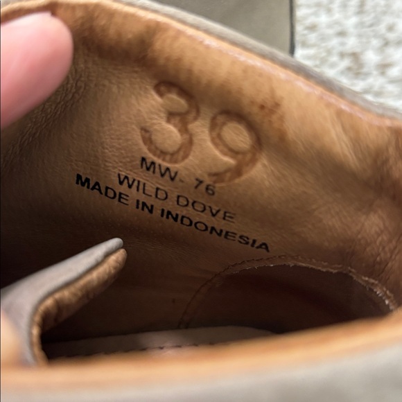 Blackstone wild dove grey lace up ankle boots 39 - Picture 7 of 9